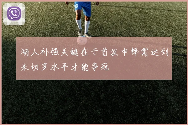 湖人补强关键在于首发中锋需达到米切罗水平才能争冠